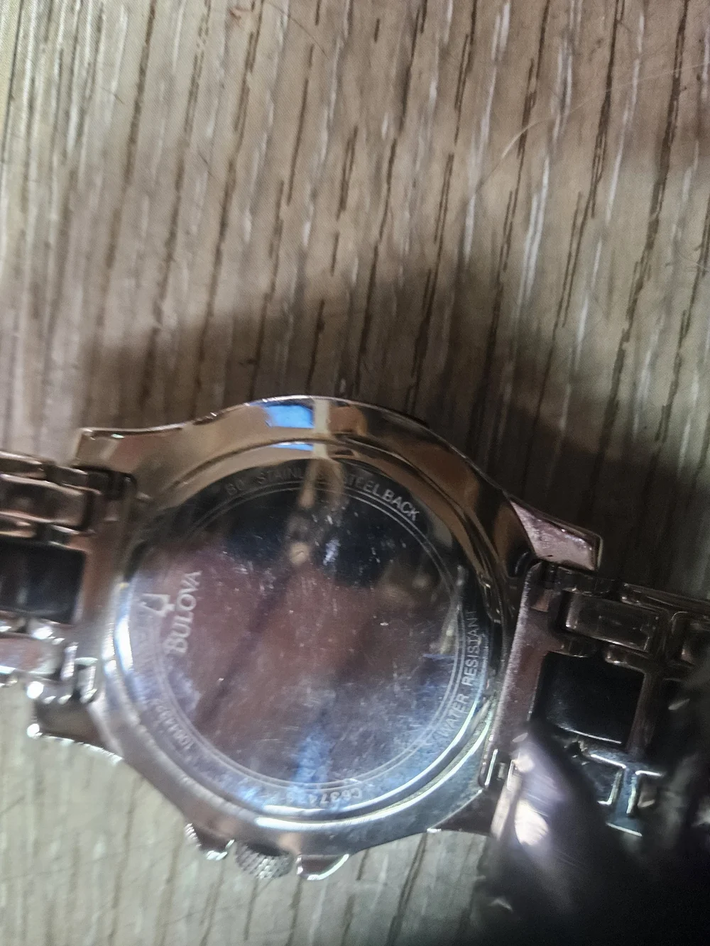 Bulova chronograph wristwatch